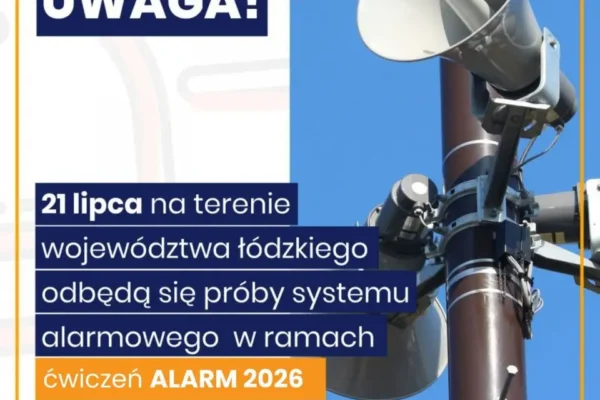 Ogólnopolskie ćwiczenia systemu alarmowania „Alarm 2026” w Gminie Zapolice