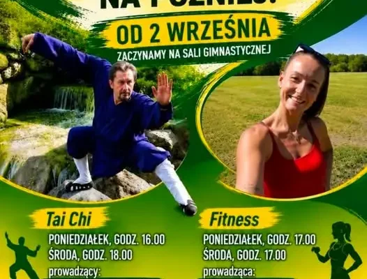 Bezpłatne fitness i tai chi dla seniorów w gminie Zduńska Wola – start 2 września