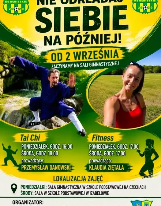 Bezpłatne fitness i tai chi dla seniorów w gminie Zduńska Wola – start 2 września
