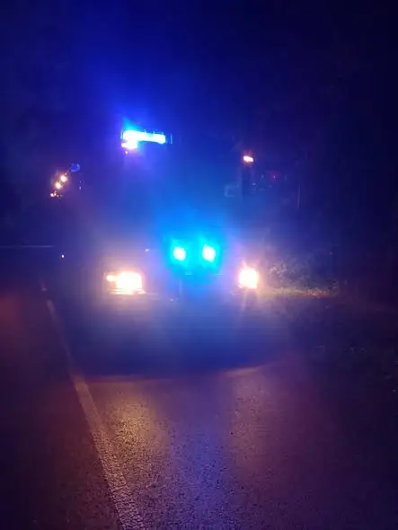 OSP Zapolice interweniuje w Marcelowie: drzewo na ścieżce rowerowej