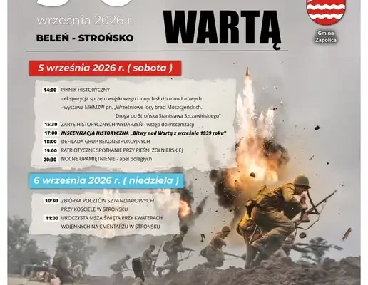 „Bitwa nad Wartą” – historyczne widowisko w Beleniu i Strońsku