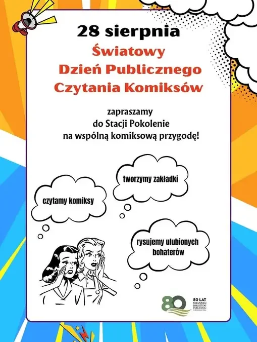 Światowy Dzień Publicznego Czytania Komiksów w Stacji Pokolenie