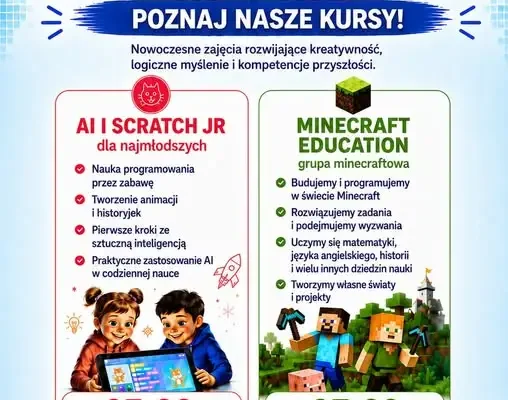 Bezpłatne lekcje pokazowe Kododo w Woli Zabierzowskiej – programowanie i AI dla dzieci
