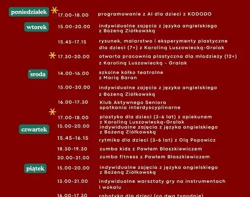 Dom Kultury w Woli Zabierzowskiej otwiera drzwi na nowy sezon artystyczny