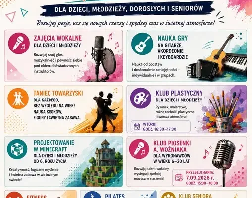 Nowy sezon w MGOK Szadek – oferta zajęć dla każdego