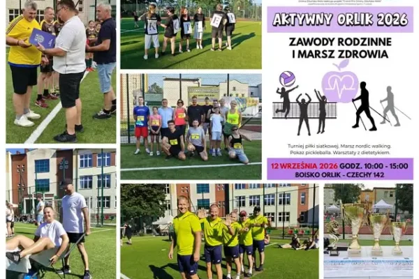 Aktywny Orlik w Czechach: Nordic Walking, siatkówka i zdrowe porady