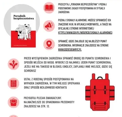 MSWiA publikuje instrukcję postępowania na wypadek ataku z powietrza