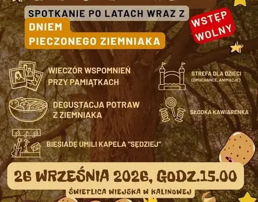 Spotkanie po latach i Dzień Pieczonego Ziemniaka w Kalinowej