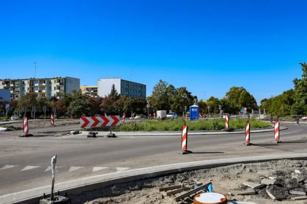 Nowe rondo w Zduńskiej Woli otwarte od 30 września