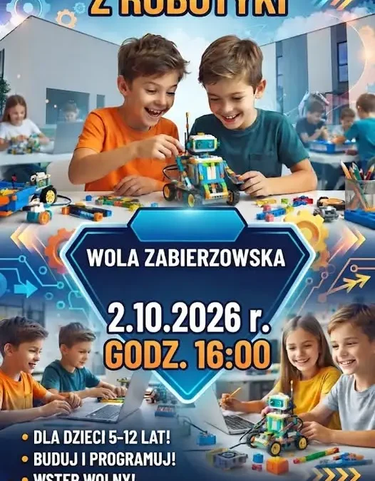 Wola Zabierzowska: od października ruszają zajęcia z robotyki dla dzieci