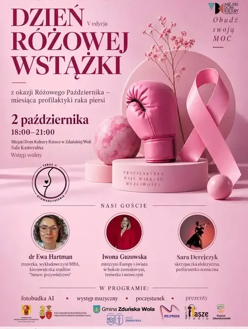 Dzień Różowej Wstążki w Zduńskiej Woli – profilaktyka raka piersi w praktyce