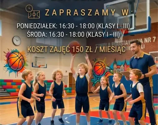 Nauka gry w koszykówkę dla dzieci w Zduńskiej Woli – ostatnie wolne miejsca