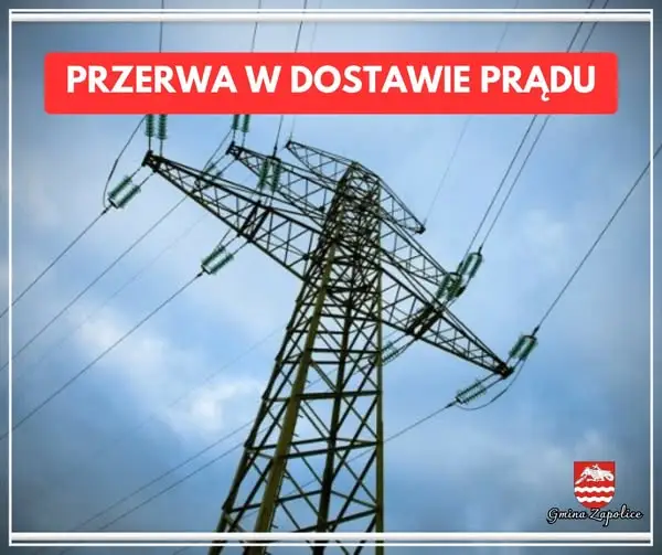 Przerwa w dostawie prądu w Pstrokoniu – 12 października 2026