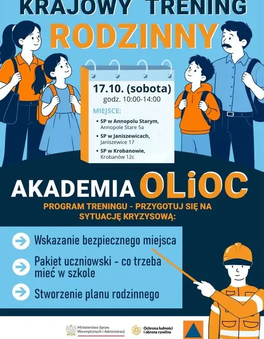 Krajowy Trening Rodzinny w gminie Zgierz. Strażacy OSP nauczą, jak reagować w kryzysie