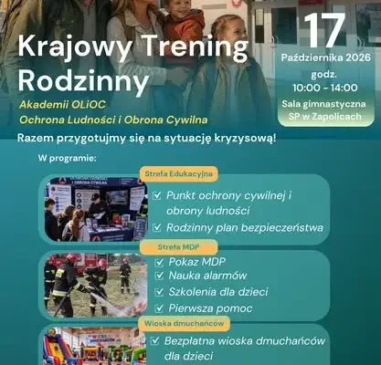 Krajowy Trening Rodzinny w Zapolicach – bezpieczeństwo dla całej rodziny