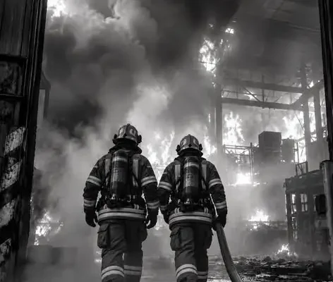 Strażacy z OSP Szadek oddali hołd tragicznie zmarłym kolegom z Niska