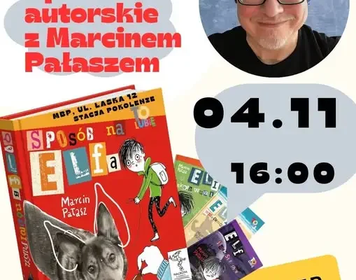 Marcin Pałasz spotka się z czytelnikami w bibliotece na Zdrowiu
