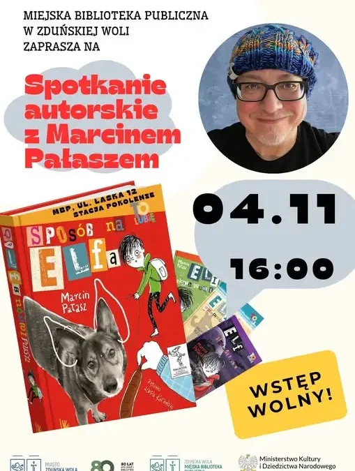 Marcin Pałasz spotka się z czytelnikami w bibliotece na Zdrowiu