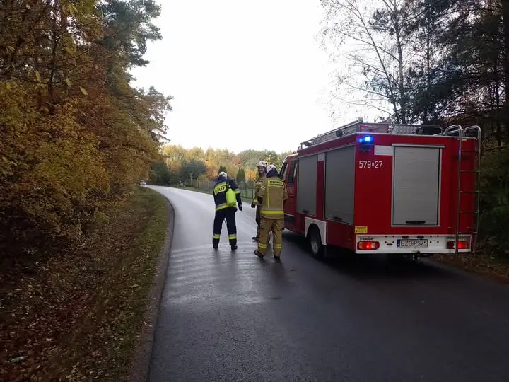 Wypadek w Marżynku – dwie interwencje strażaków w ciągu jednego dnia