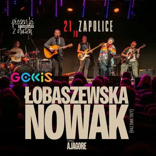 Koncert Grażyny Łobaszewskiej i Adama Nowaka w Zapolicach już w środę