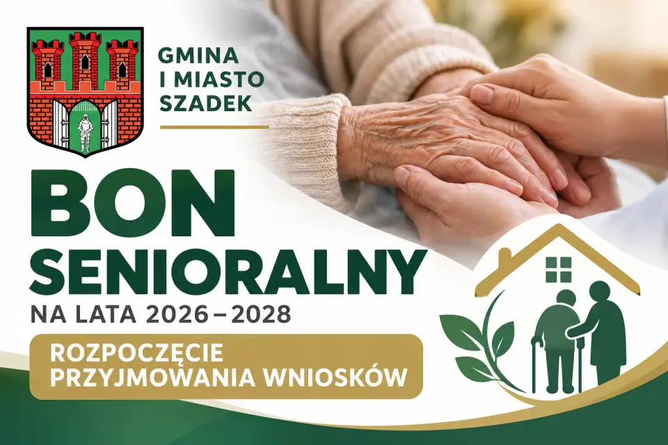 Bon senioralny w Szadku: rusza nabór wniosków dla seniorów 65+