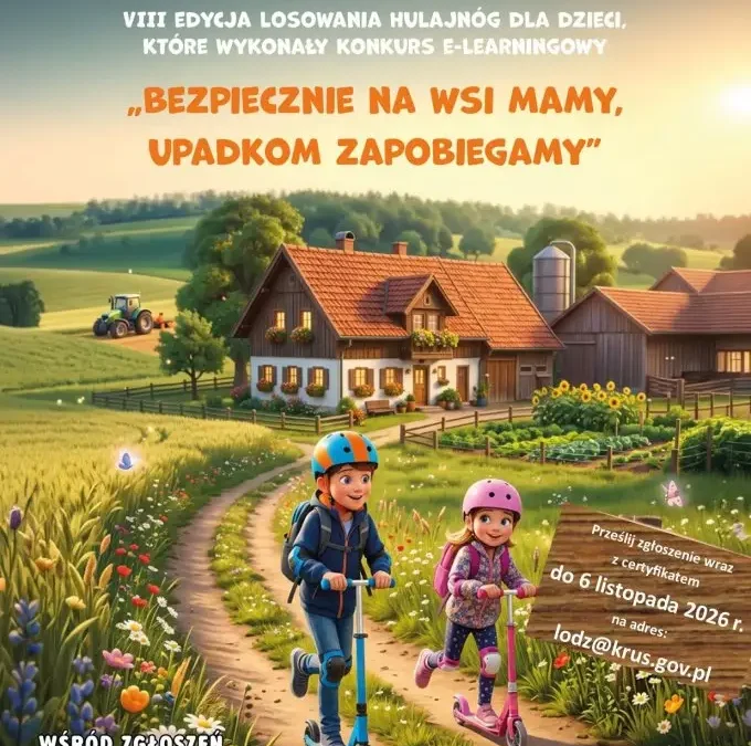 Kurs e-learningowy KRUS dla dzieci z nagrodami – zgłoszenia do 6 listopada