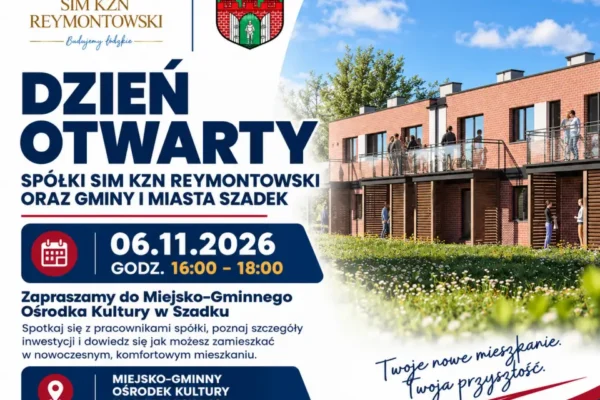 Dzień Otwarty SIM KZN Reymontowski w Szadku – poznaj ofertę nowych mieszkań